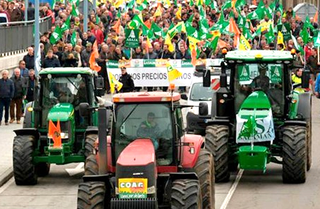 El campo se moviliza una vez ms de la mano de Coag y Asaja por la situacin del campo y el acuerdo con Mercosur